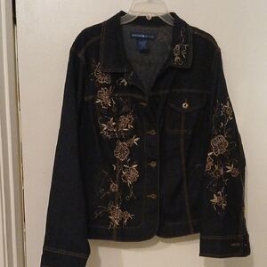 Embroidered Denim Jacket